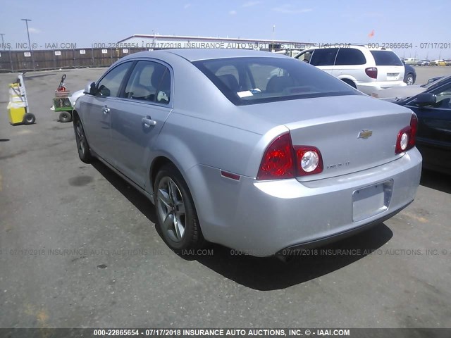 1G1ZC5EB9AF275220 - 2010 CHEVROLET MALIBU 1LT 银色 照片 3