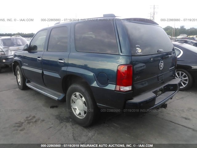 1GYEK63N45R257847 - 2005 CADILLAC ESCALADE LUXURY BLUE photo 3