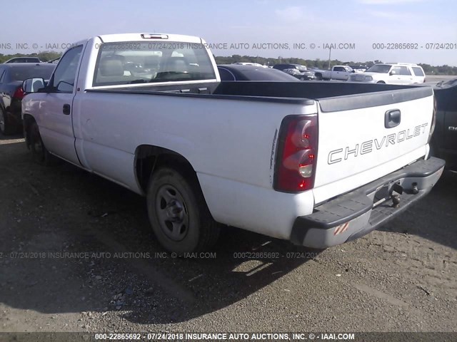 1GCEC14X64Z229682 - 2004 CHEVROLET SILVERADO C1500 WHITE photo 3