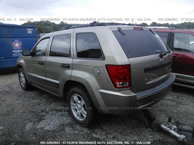 1J4GS48K35C675587 - 2005 JEEP GRAND CHEROKEE LAREDO/COLUMBIA/FREEDOM 金色 照片 3