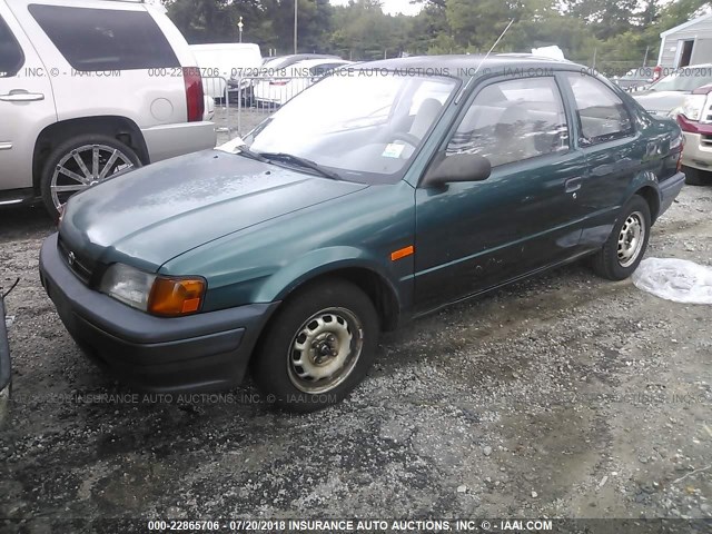 JT2AC52L7T0171471 - 1996 TOYOTA TERCEL STD/DX GREEN photo 2