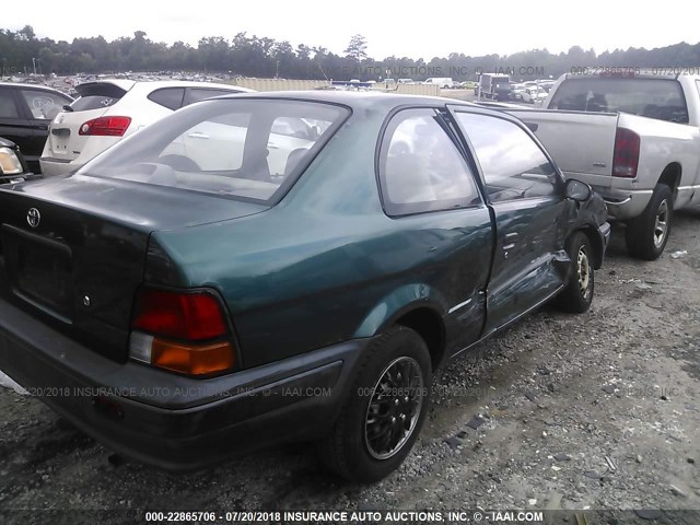 JT2AC52L7T0171471 - 1996 TOYOTA TERCEL STD/DX GREEN photo 4