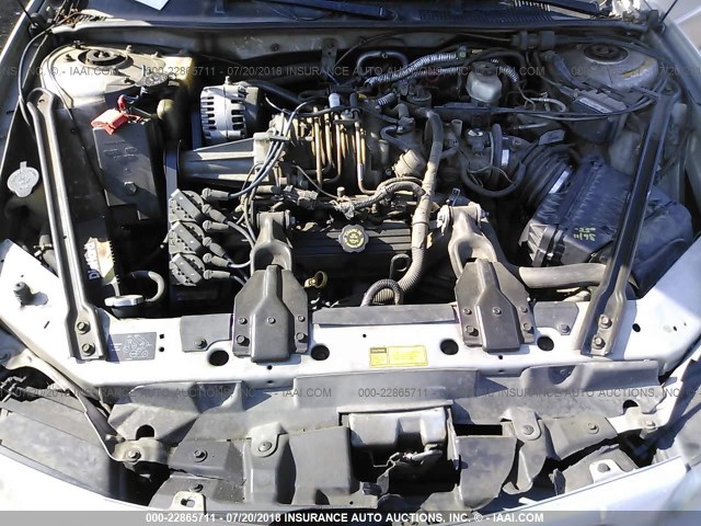 1G2WR5211XF249180 - 1999 PONTIAC GRAND PRIX GTP SILVER photo 10