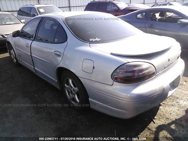 1G2WR5211XF249180 - 1999 PONTIAC GRAND PRIX GTP SILVER photo 3