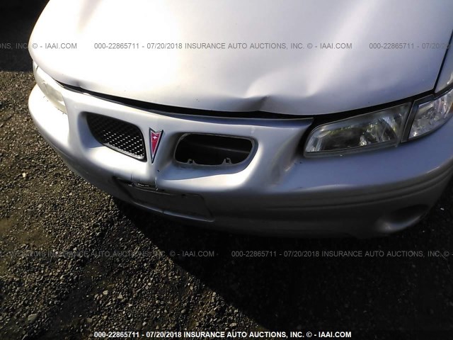 1G2WR5211XF249180 - 1999 PONTIAC GRAND PRIX GTP SILVER photo 6