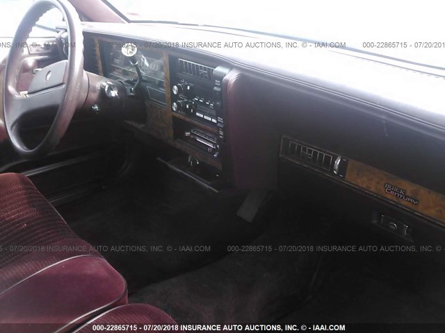 1G4AG54N4P6404134 - 1993 BUICK CENTURY SPECIAL MAROON photo 5