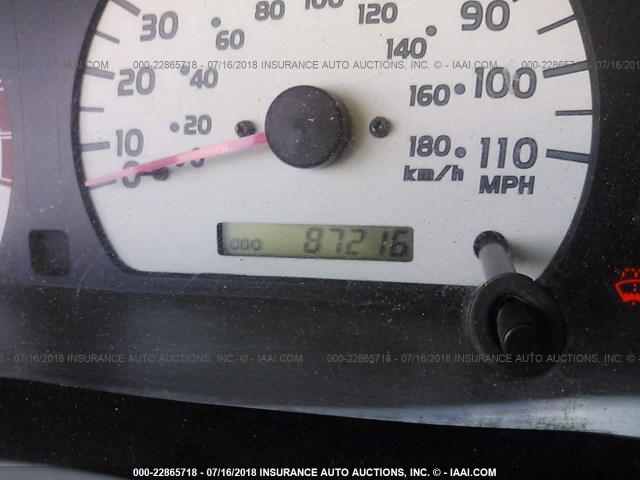 5TEHN72N83Z268983 - 2003 TOYOTA TACOMA DOUBLE CAB ვერცხლისფერი ფოტო 7