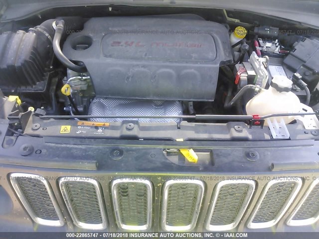 ZACCJBAB8HPE56047 - 2017 JEEP RENEGADE SPORT Սև լուսանկար 10