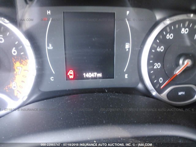 ZACCJBAB8HPE56047 - 2017 JEEP RENEGADE SPORT Սև լուսանկար 7