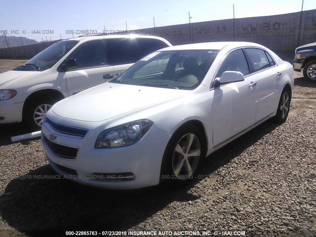 1G1ZC5EU7CF266777 - 2012 CHEVROLET MALIBU 1LT 白色 照片 2