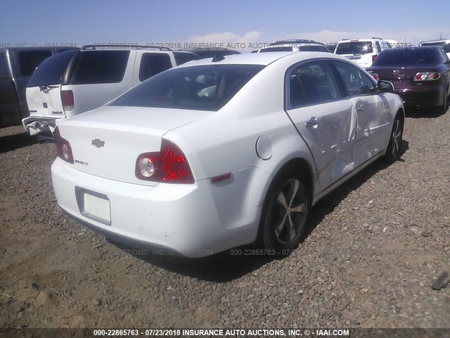 1G1ZC5EU7CF266777 - 2012 CHEVROLET MALIBU 1LT 白色 照片 4
