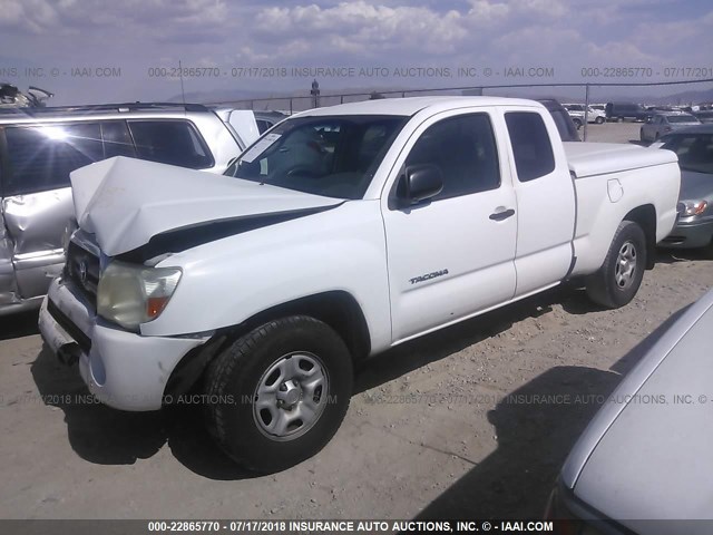5TETX22N38Z475022 - 2008 TOYOTA TACOMA ACCESS CAB Ақ фото 2