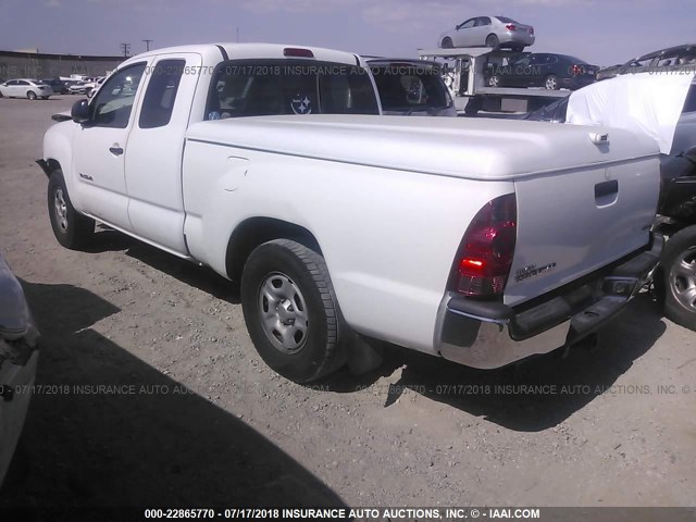 5TETX22N38Z475022 - 2008 TOYOTA TACOMA ACCESS CAB Ақ фото 3