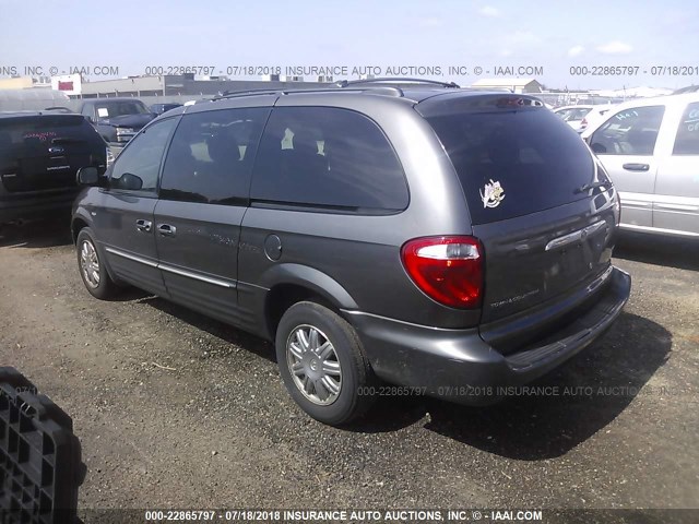 2C4GP54L84R534452 - 2004 CHRYSLER TOWN & COUNTRY TOURING GRAY photo 3