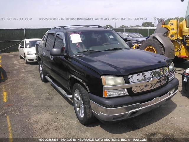 3GNEC12Z95G251575 - 2005 CHEVROLET AVALANCHE C1500 BLACK photo 1