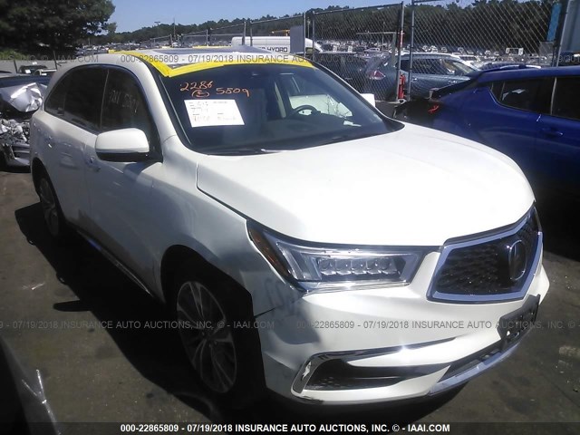 5FRYD4H59HB034187 - 2017 ACURA MDX TECHNOLOGY WHITE photo 1