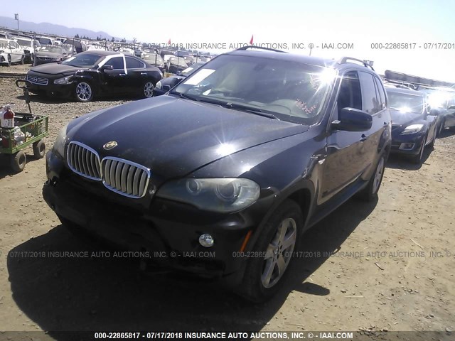 5UXFE83538L098144 - 2008 BMW X5 4.8I BLACK photo 2