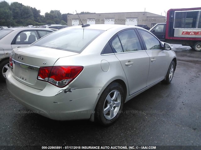 1G1PE5SB6G7155514 - 2016 CHEVROLET CRUZE LIMITED LT BEIGE photo 4