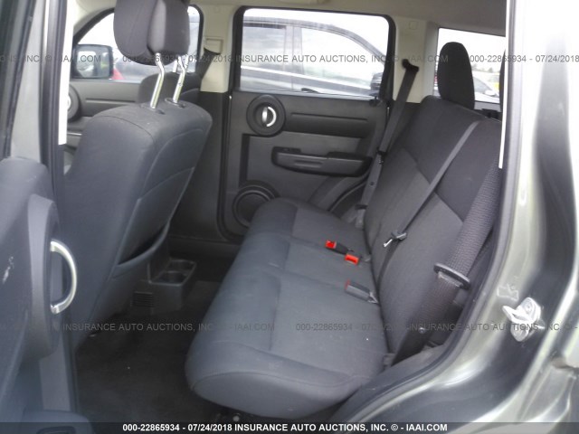 1D4PT4GK3BW603774 - 2011 DODGE NITRO HEAT GRAY photo 8