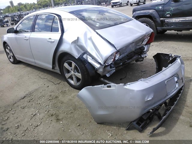 1G1ZC5EU3BF347144 - 2011 CHEVROLET MALIBU 1LT 银色 照片 3
