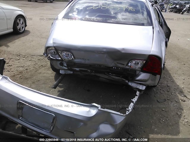 1G1ZC5EU3BF347144 - 2011 CHEVROLET MALIBU 1LT 银色 照片 6