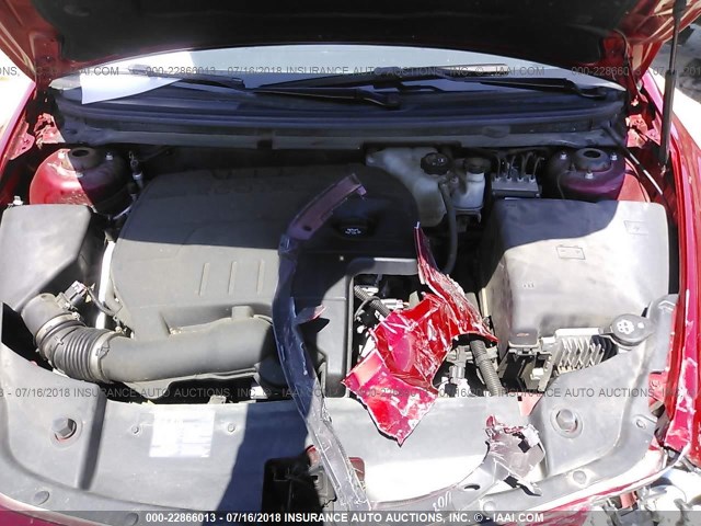 1G1ZC5E09CF339662 - 2012 CHEVROLET MALIBU 1LT 红色 照片 10