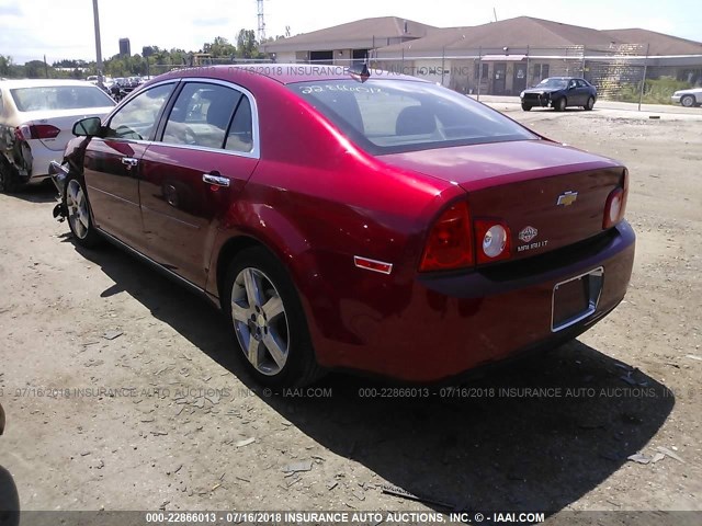1G1ZC5E09CF339662 - 2012 CHEVROLET MALIBU 1LT 红色 照片 3