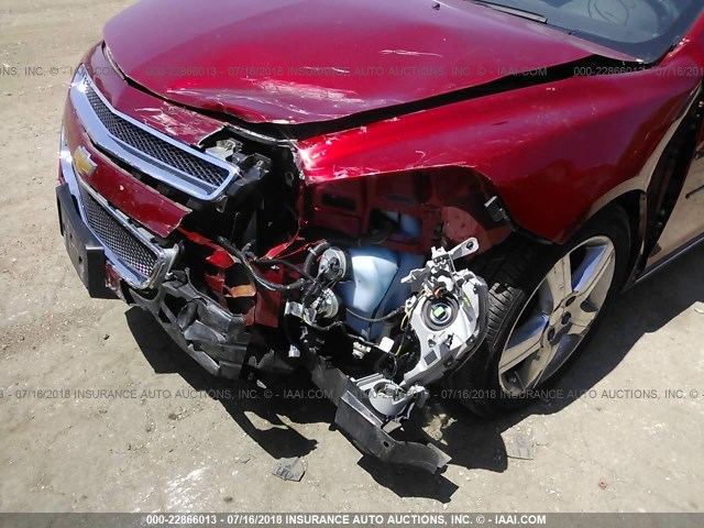 1G1ZC5E09CF339662 - 2012 CHEVROLET MALIBU 1LT 红色 照片 6