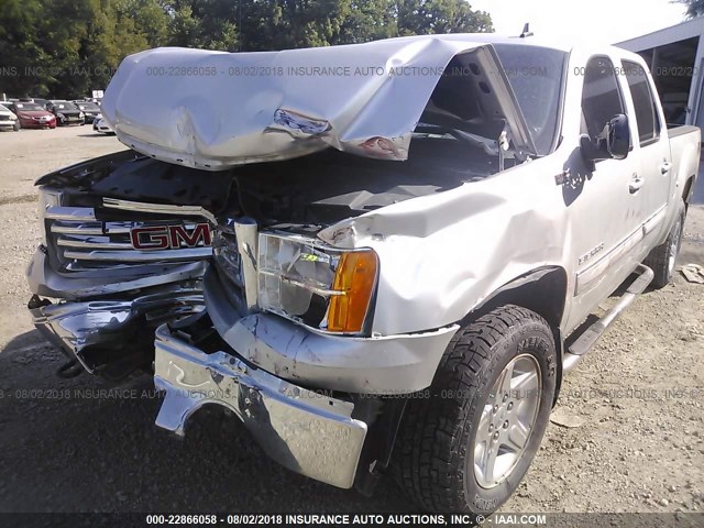 3GTP2WE37BG117197 - 2011 GMC SIERRA K1500 SLT SILVER photo 6