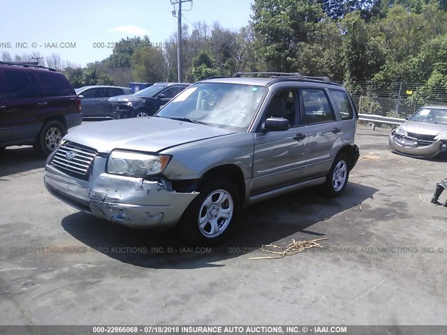 JF1SG63627H712888 - 2007 SUBARU FORESTER 2.5X/SPORTS 2.5X GRAY photo 2