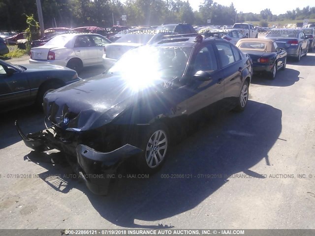 WBAVC735X7KP33407 - 2007 BMW 328 XI SULEV BLACK photo 2