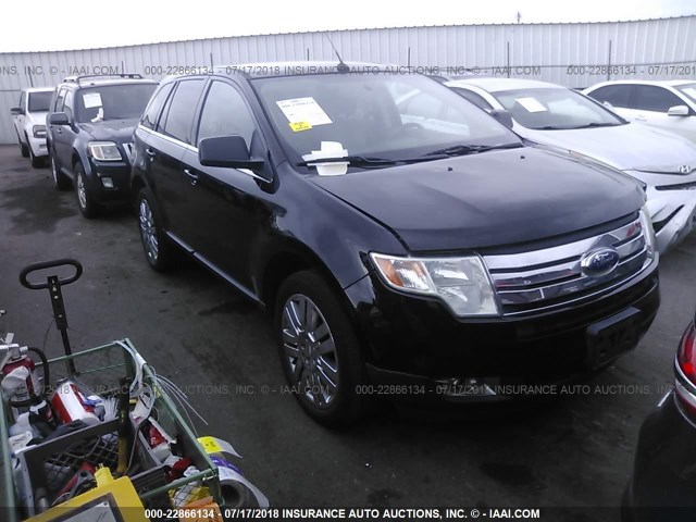 2FMDK49C19BA76799 - 2009 FORD EDGE LIMITED BLACK photo 1