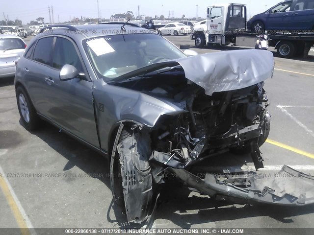 JNRAS08U14X108842 - 2004 INFINITI FX35 GRAY photo 1