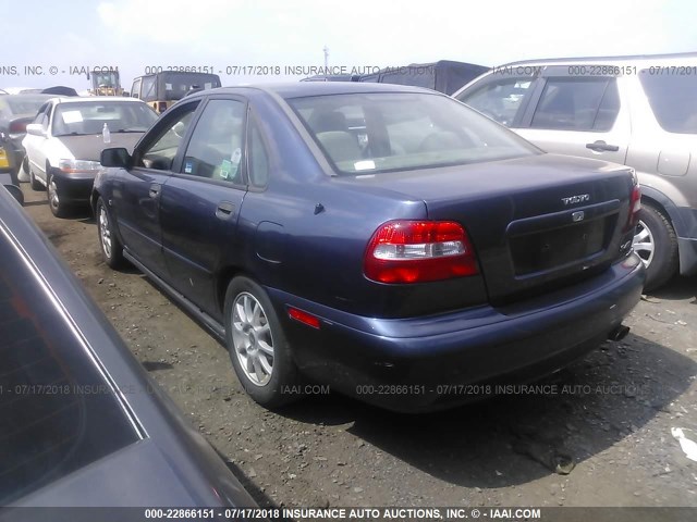 YV1VS29533F948382 - 2003 VOLVO S40 1.9T BLUE photo 3