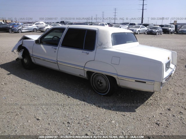 1G6CB53B0N4274531 - 1992 CADILLAC FLEETWOOD WHITE photo 3