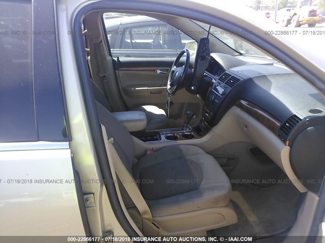 5GZER23788J280710 - 2008 SATURN OUTLOOK XR ბეჟი ფოტო 5