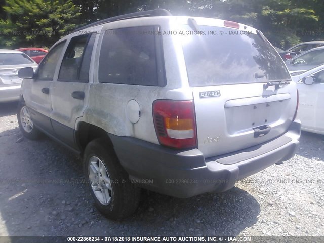 1J4GX48S24C147071 - 2004 JEEP GRAND CHEROKEE LAREDO/COLUMBIA/FREEDOM 银色 照片 3