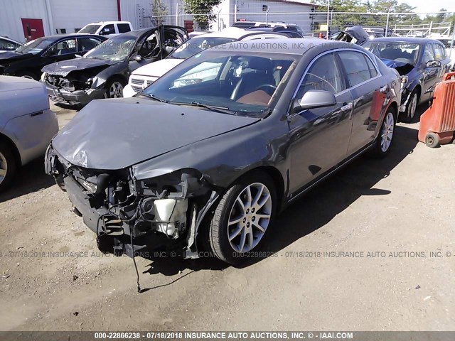 1G1ZK57B19F212592 - 2009 CHEVROLET MALIBU LTZ 灰色 照片 2