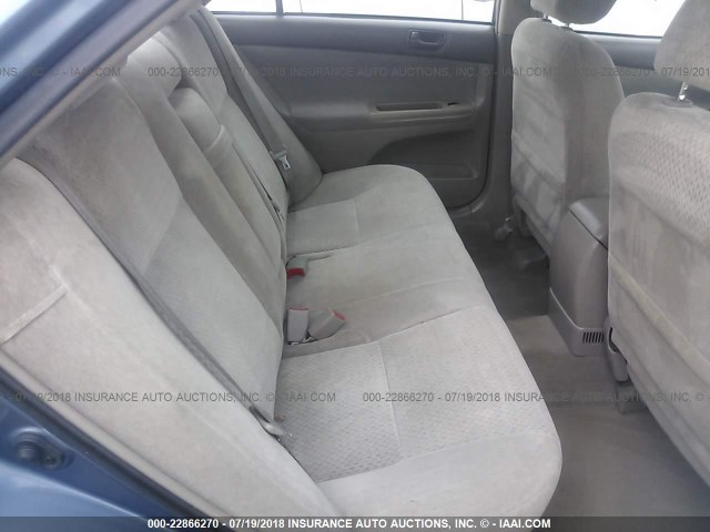 4T1BE32K12U590520 - 2002 TOYOTA CAMRY LE/XLE/SE 蓝色 照片 8