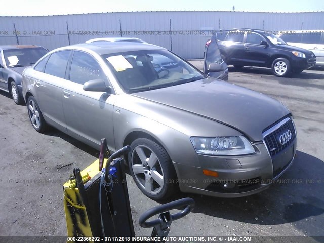 WAUDH74FX8N090707 - 2008 AUDI A6 3.2 QUATTRO GOLD photo 1