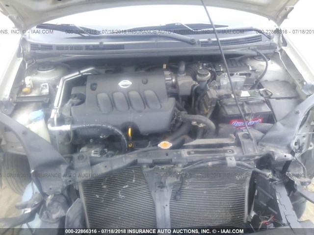 3N1AB61E48L635462 - 2008 NISSAN SENTRA 2.0/2.0S/2.0SL GOLD photo 10