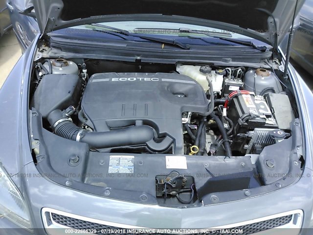 1G1ZH57BX94267911 - 2009 CHEVROLET MALIBU 1LT GRAY photo 10