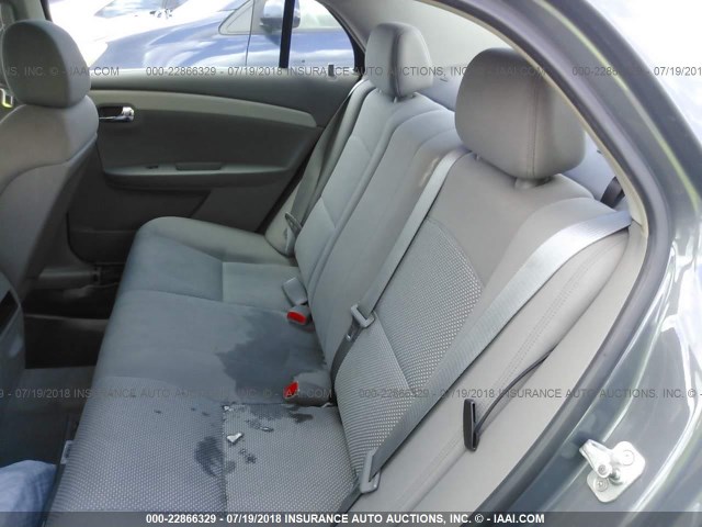 1G1ZH57BX94267911 - 2009 CHEVROLET MALIBU 1LT GRAY photo 8