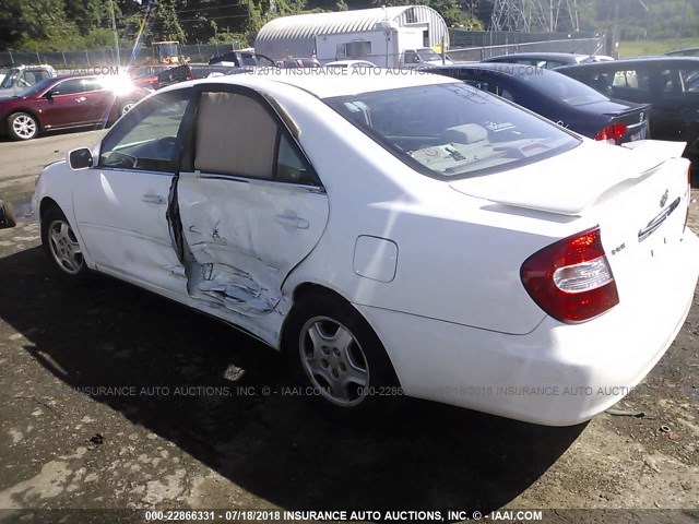 4T1BF32K42U007242 - 2002 TOYOTA CAMRY LE/XLE/SE 白色 照片 3