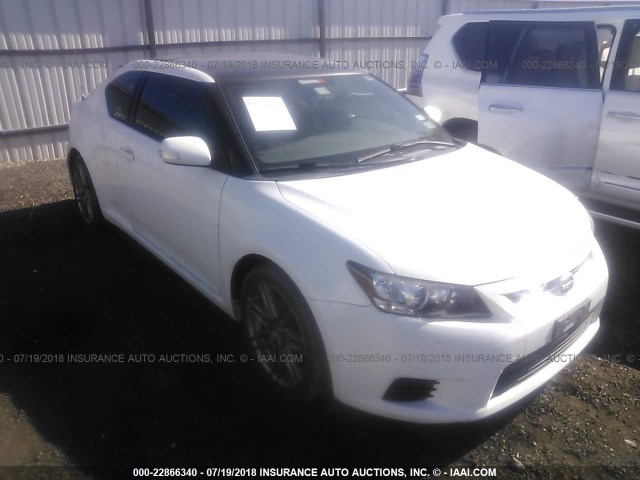JTKJF5C76D3056112 - 2013 TOYOTA SCION TC თეთრი ფოტო 1