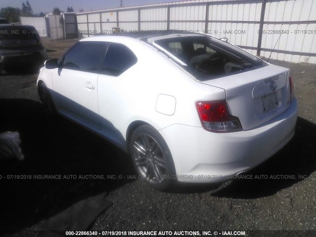 JTKJF5C76D3056112 - 2013 TOYOTA SCION TC თეთრი ფოტო 3