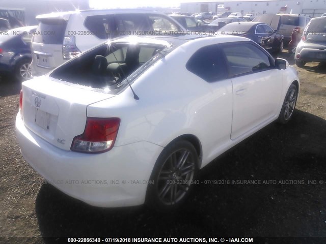 JTKJF5C76D3056112 - 2013 TOYOTA SCION TC თეთრი ფოტო 4