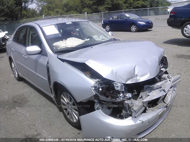 JF1GE61648H522333 - 2008 SUBARU IMPREZA 2.5I SILVER photo 1