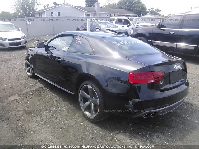 WAUCGAFR2FA056686 - 2015 AUDI S5 PREMIUM PLUS 黑色 照片 3