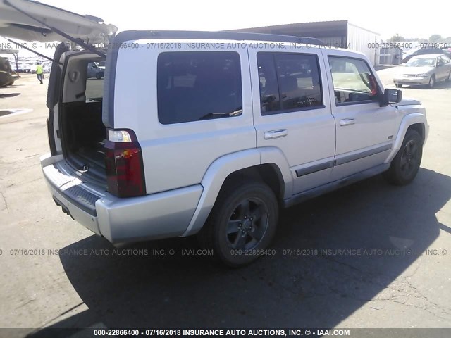 1J8HG48K78C153926 - 2008 JEEP COMMANDER SPORT Արծաթագույն լուսանկար 4